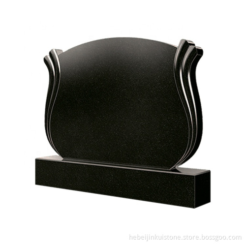 Custom Size Black Marble Headstone Germany